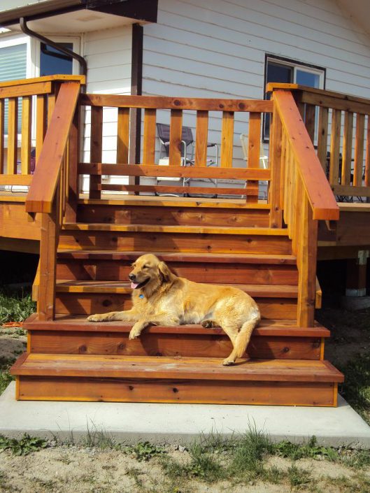 new deck stairs